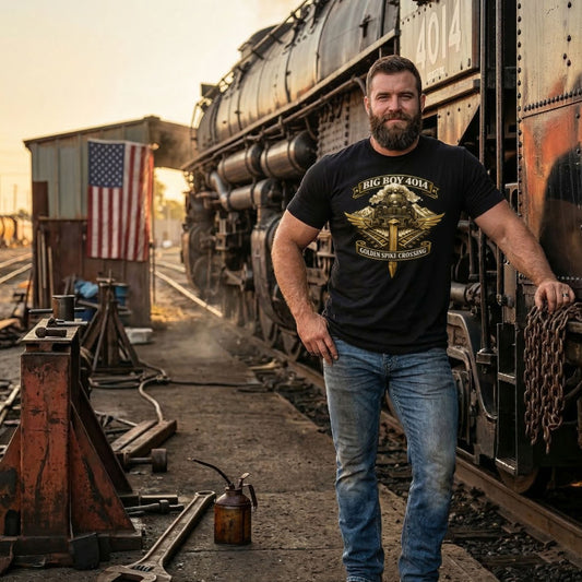 Union Pacific Big Boy 4014 Golden Spike Crossing Classic Tee