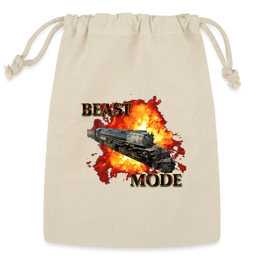 Beast Mode Reusable Gift Bag - Natural