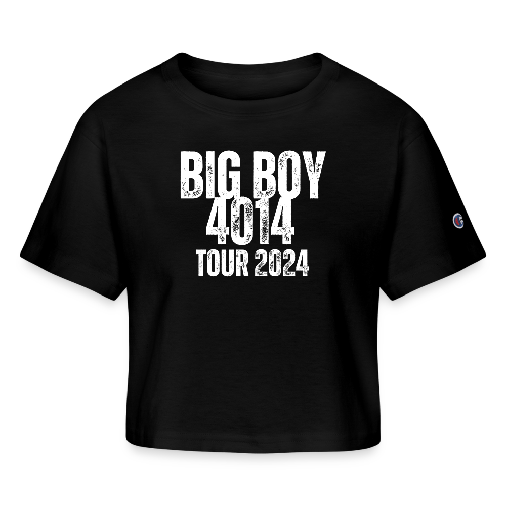 Big Boy 4014 2024 Tour Champion Women’s Cropped T-Shirt - black