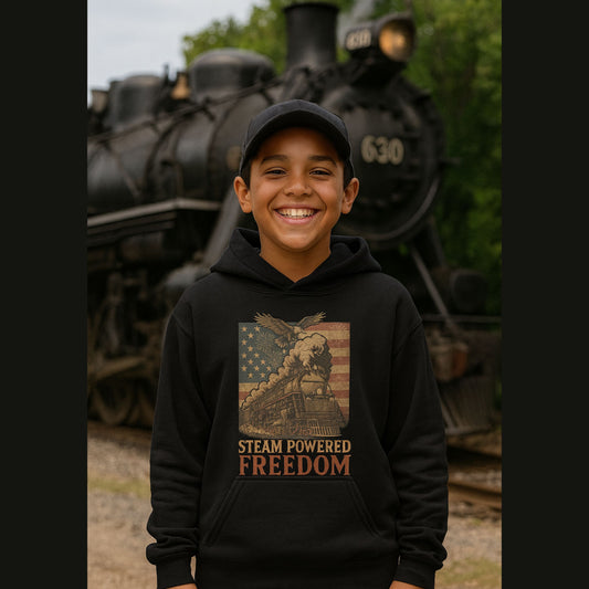 Steam Powered Freedom Hoodie – Big Boy 4014 Edition