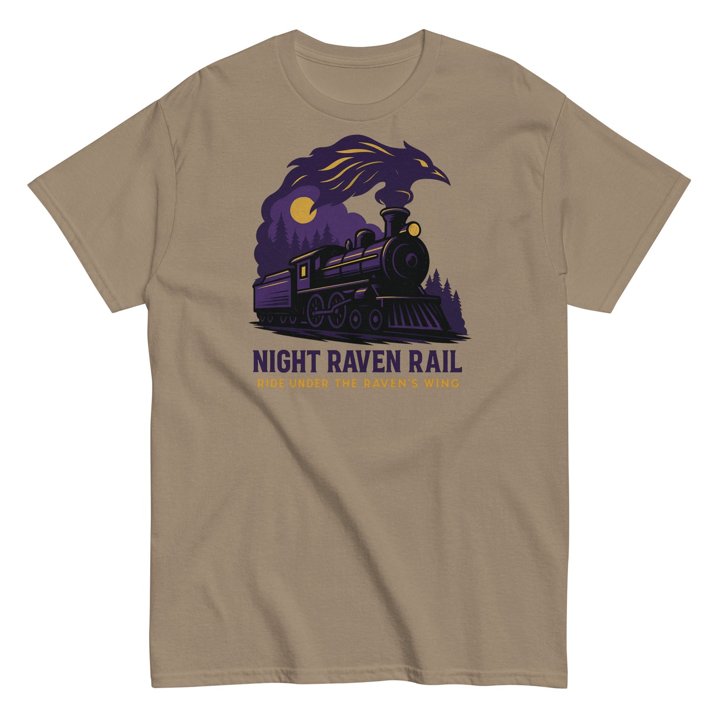 Night Raven Rail – Ride Under the Raven’s Wing Tee
