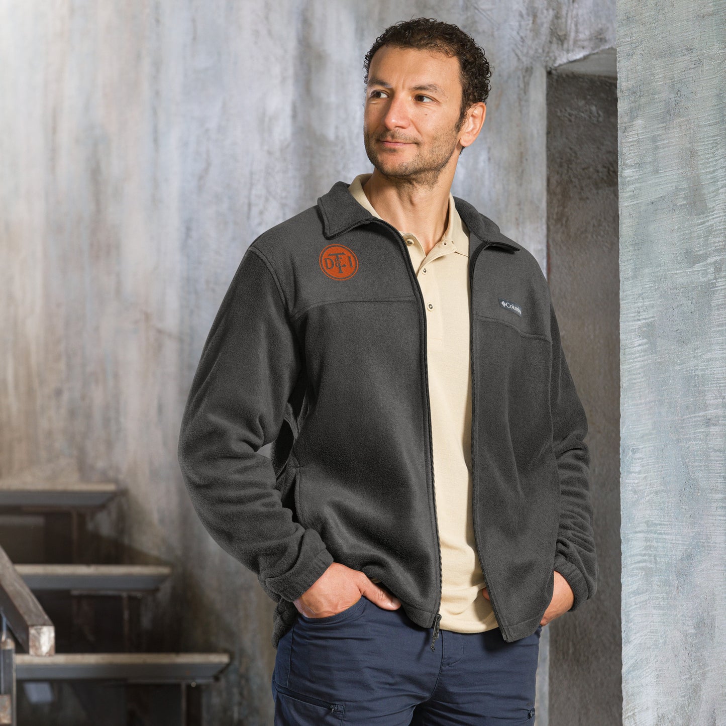 Detroit & Toledo Ironton [DT&I] Vintage Columbia fleece jacket