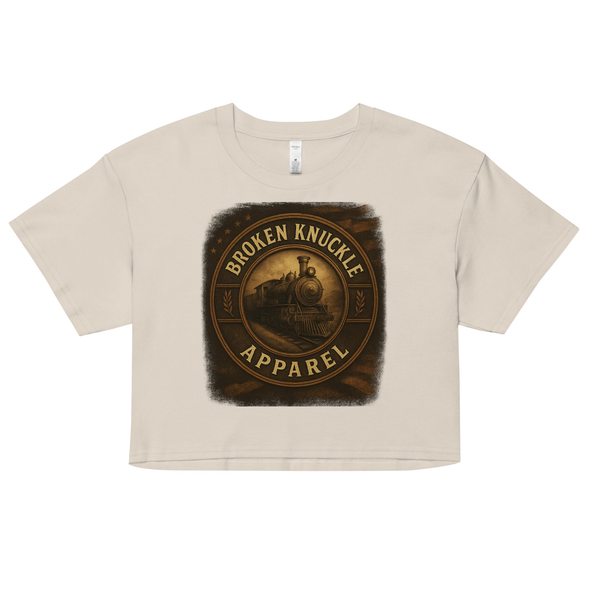 Broken Knuckle Logo Crop Tee – Built for the Bold