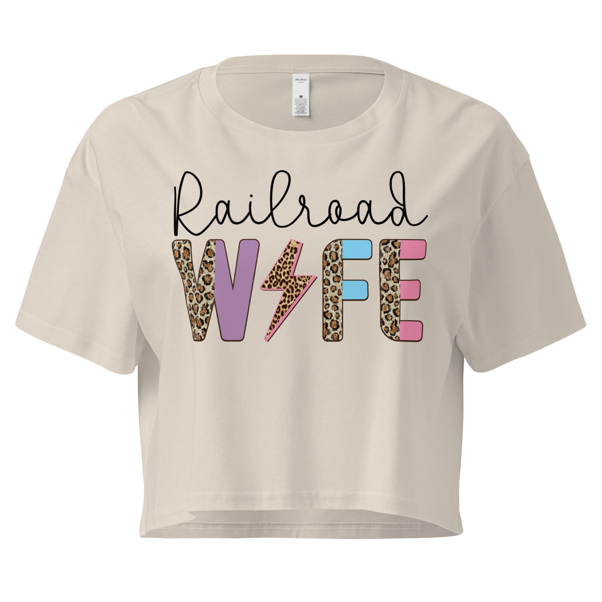 Railroad Wife Crop Tee – Tough Love, Bold Style