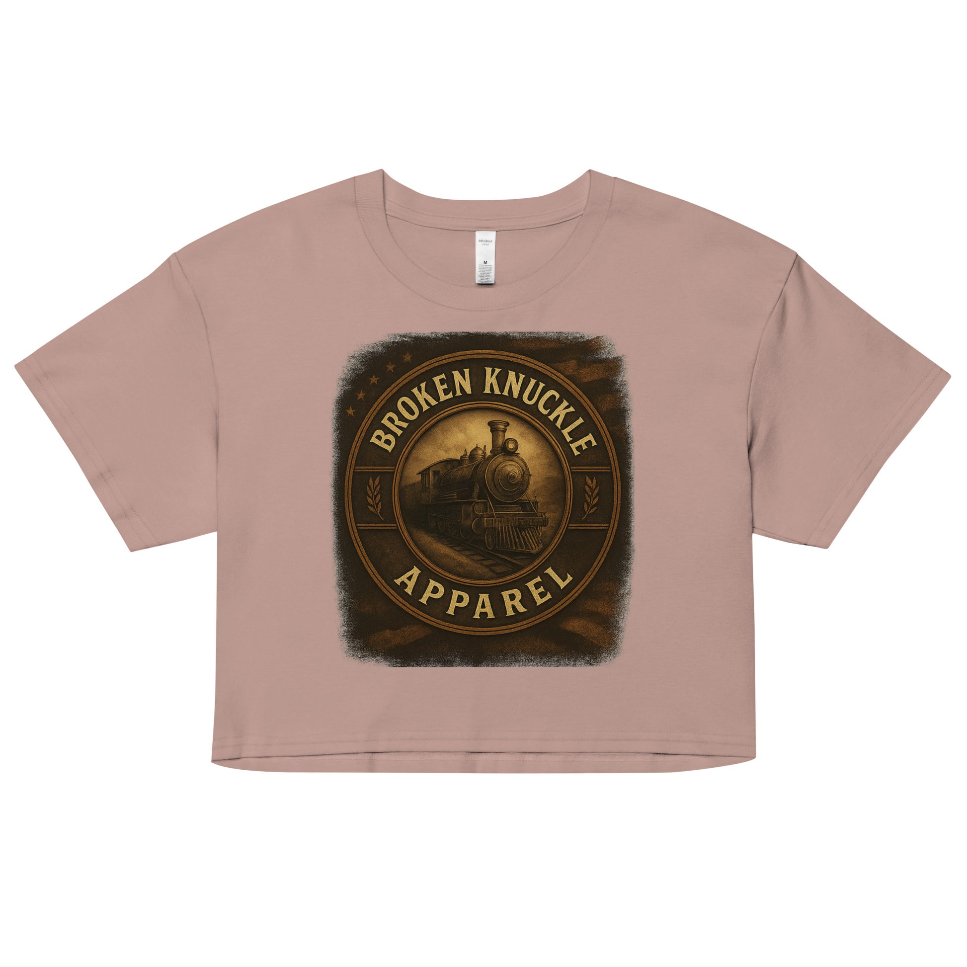 Broken Knuckle Logo Crop Tee – Built for the Bold