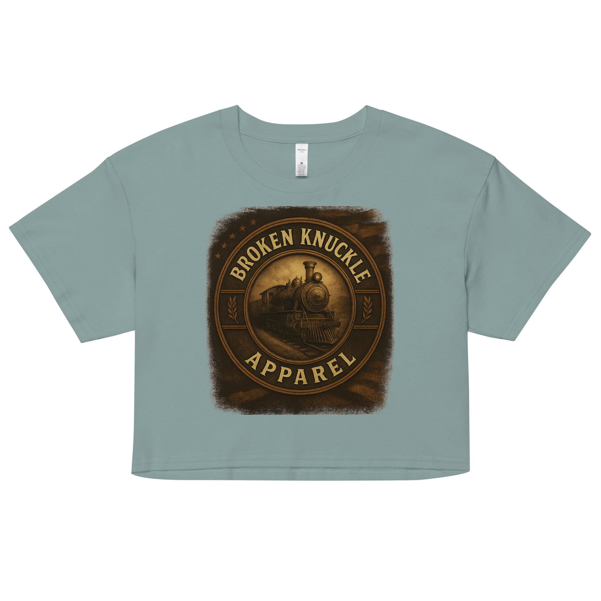 Broken Knuckle Logo Crop Tee – Built for the Bold
