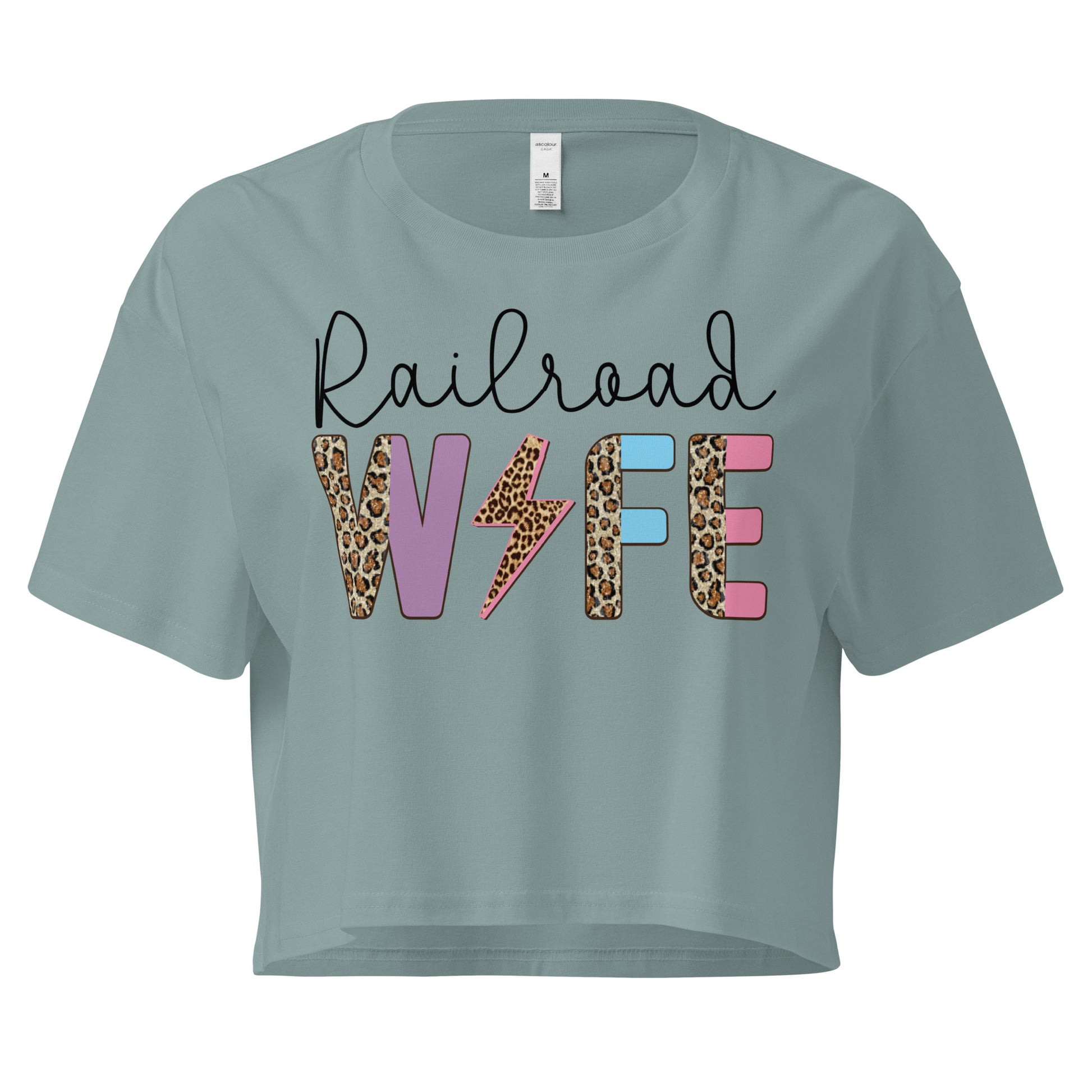Railroad Wife Crop Tee – Tough Love, Bold Style