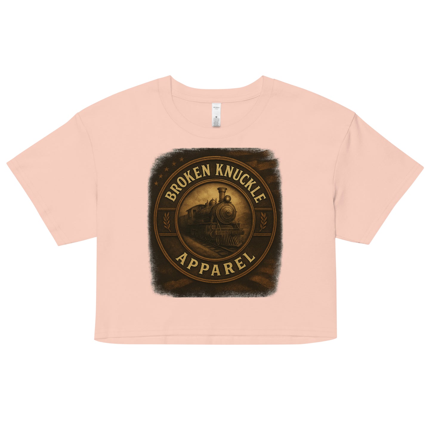 Broken Knuckle Logo Crop Tee – Built for the Bold