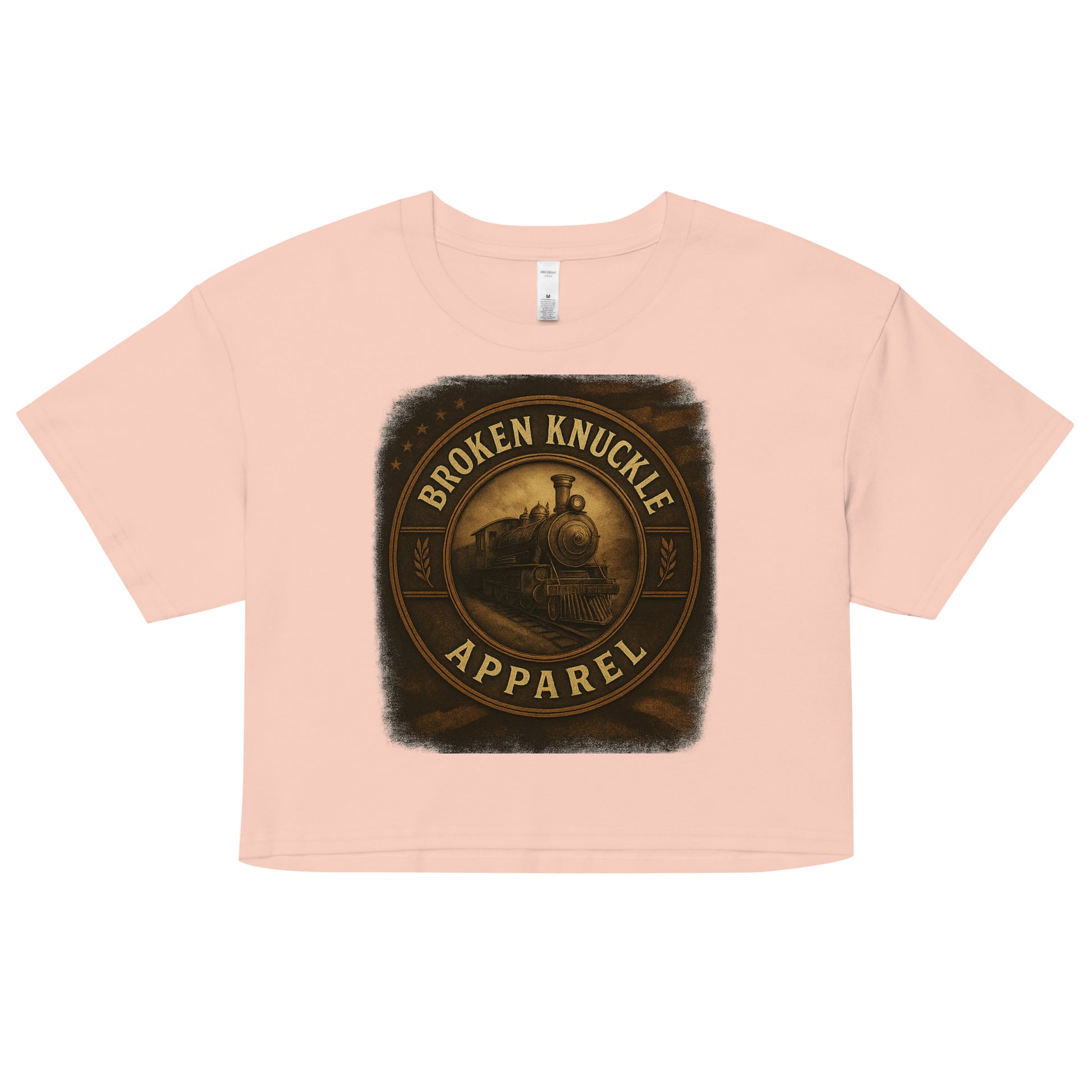 Broken Knuckle Logo Crop Tee – Built for the Bold