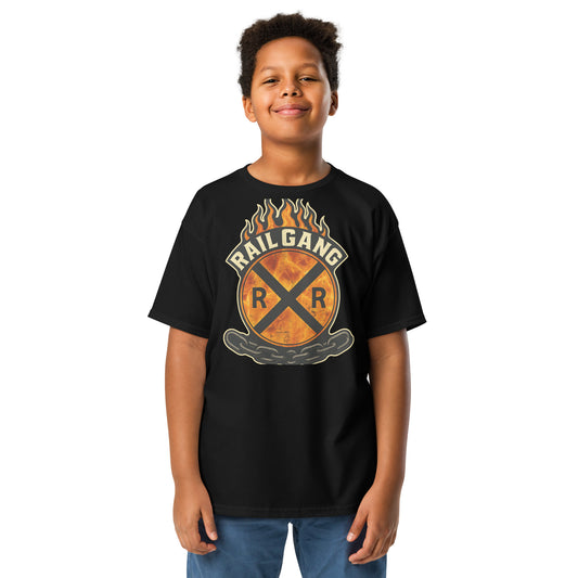 Rail Gang Youth Tee | Bold Train-Inspired Kids Graphic Shirt