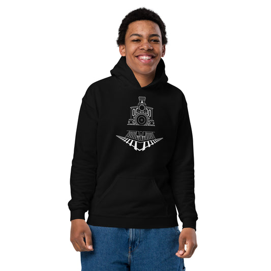Minimalist Locomotive Youth heavy blend hoodie