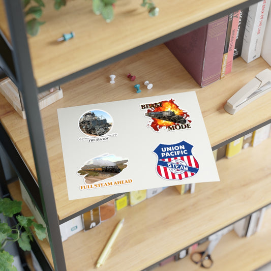 UP Big Boy 4014 Sticker Sheets - Broken Knuckle Apparel