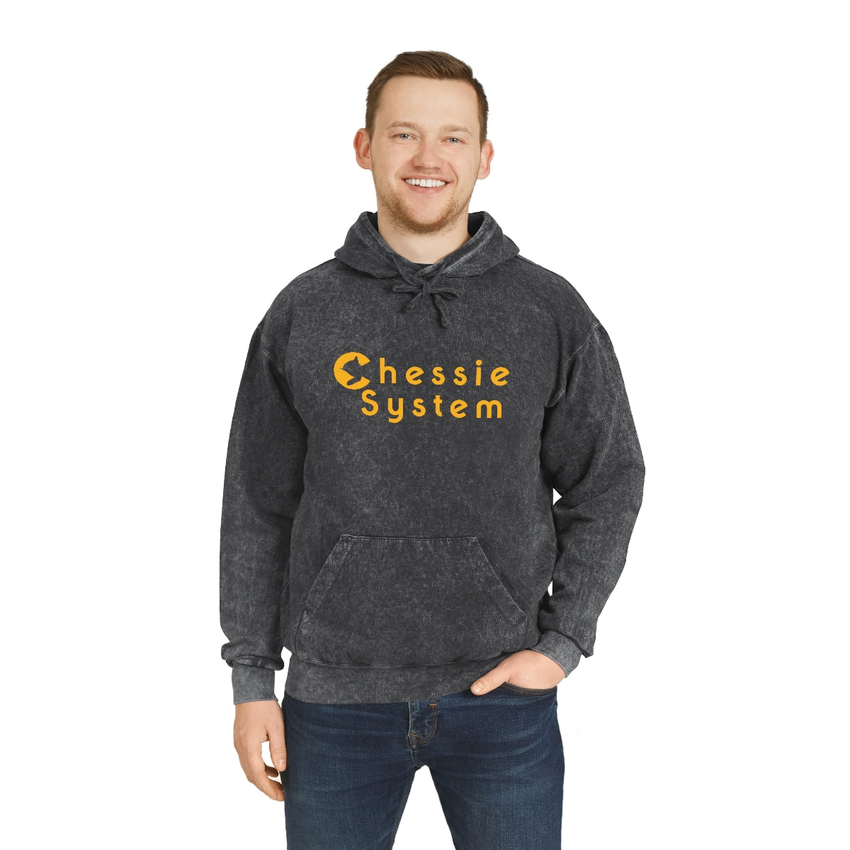 Chessie System Unisex Mineral Wash Hoodie - Broken Knuckle Apparel