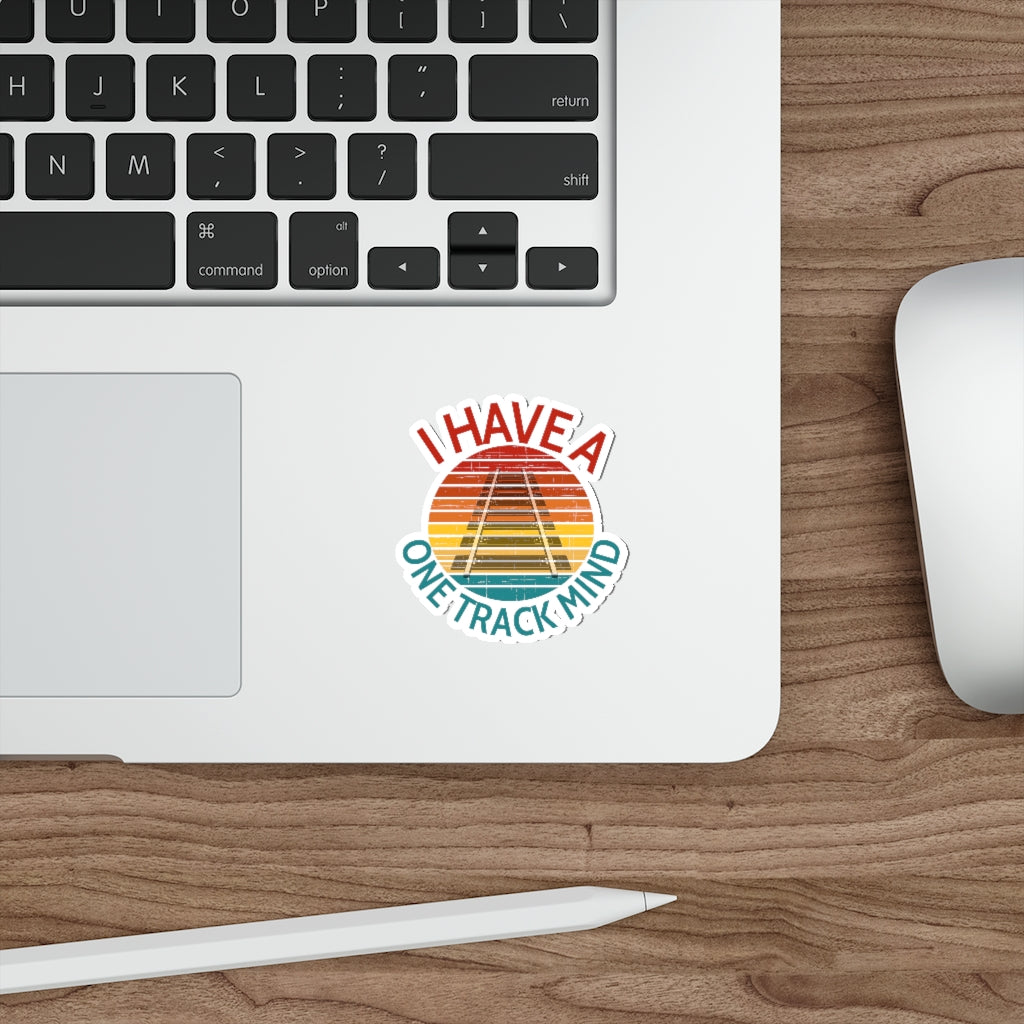 One Track Mind Die-Cut Stickers - Broken Knuckle Apparel