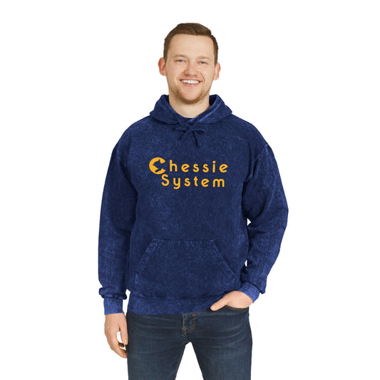 Chessie System Unisex Mineral Wash Hoodie - Broken Knuckle Apparel