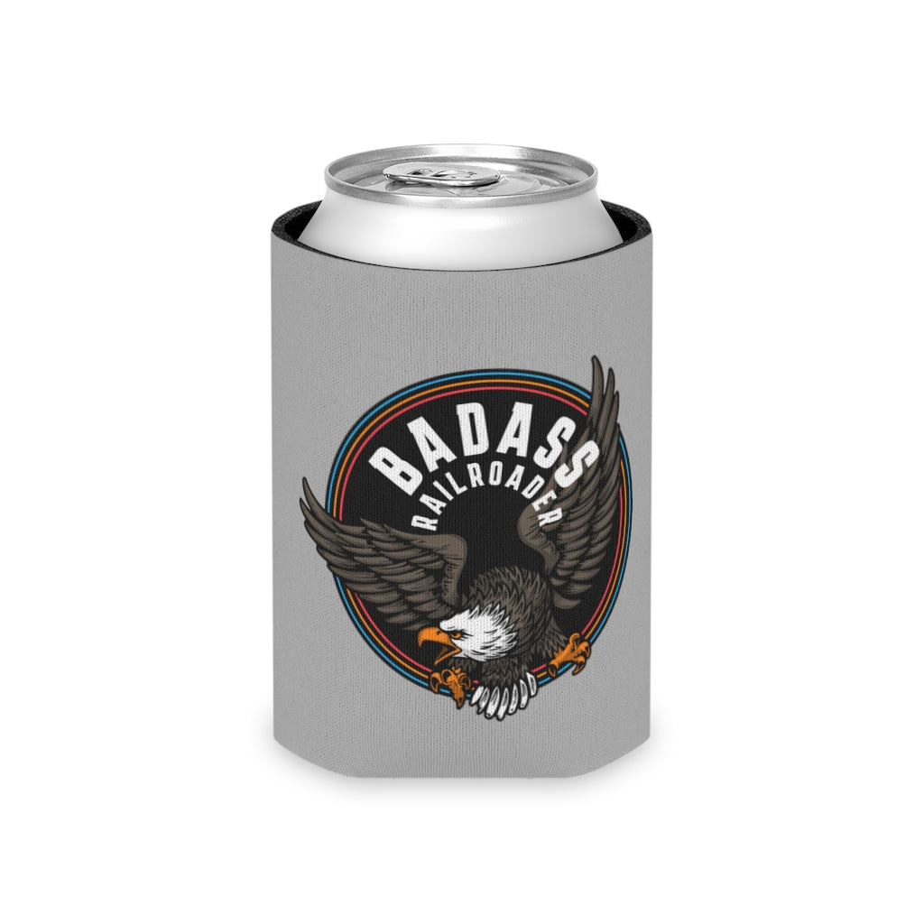 Badass Railroader Can Cooler - Broken Knuckle Apparel
