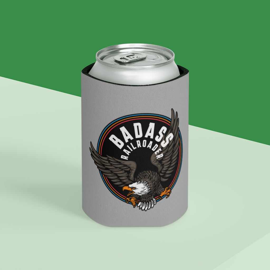 Badass Railroader Can Cooler - Broken Knuckle Apparel