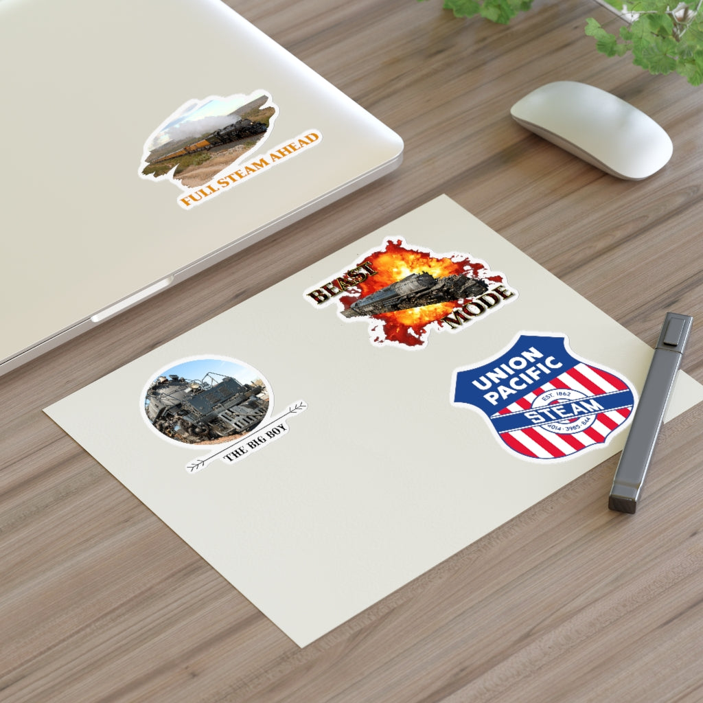 UP Big Boy 4014 Sticker Sheets - Broken Knuckle Apparel
