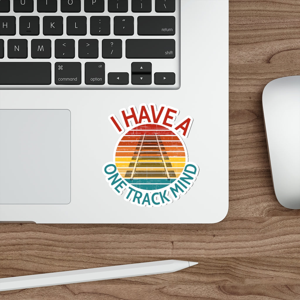 One Track Mind Die-Cut Stickers - Broken Knuckle Apparel