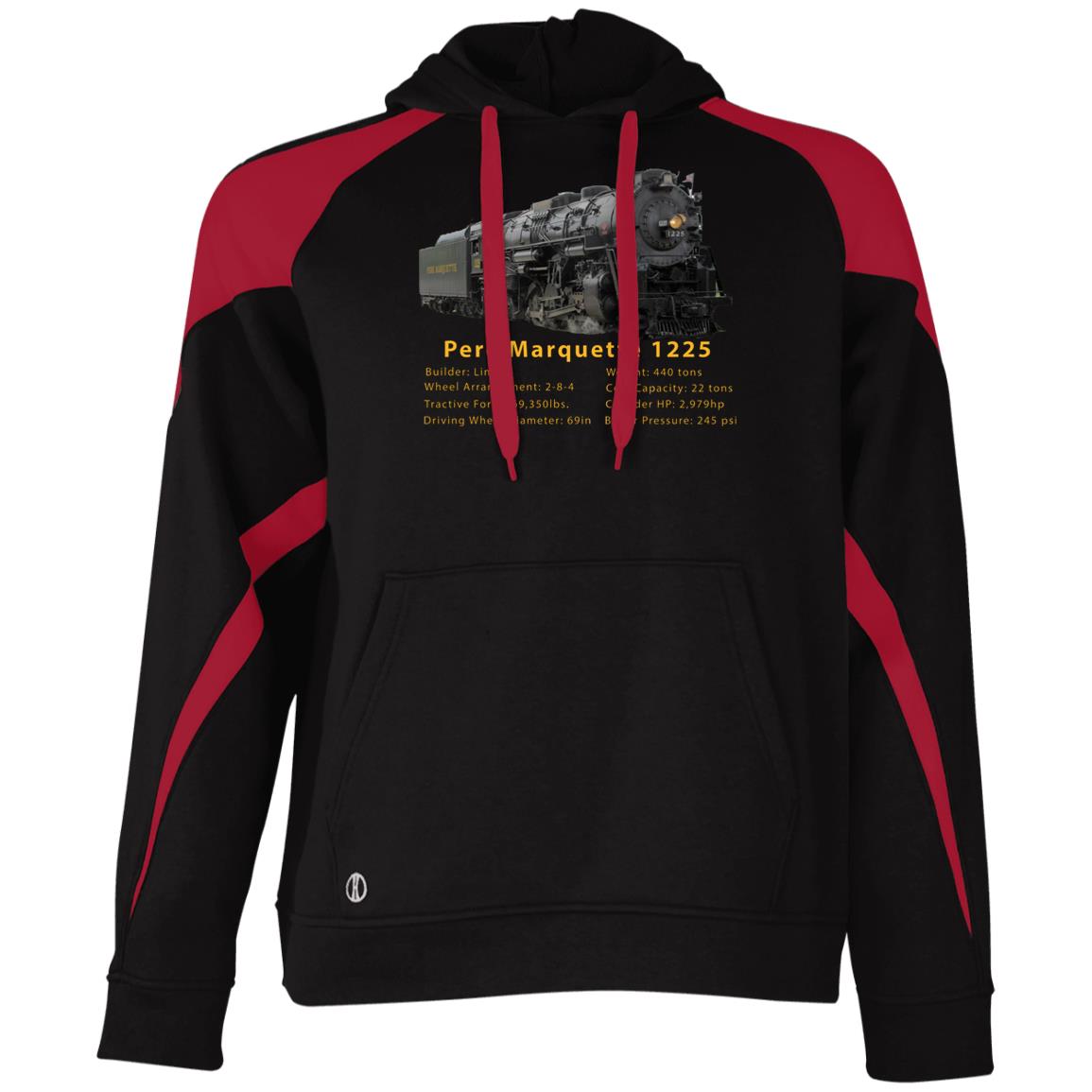 Pere Marquette 1225 Athletic Colorblock Fleece Hoodie - Broken Knuckle Apparel