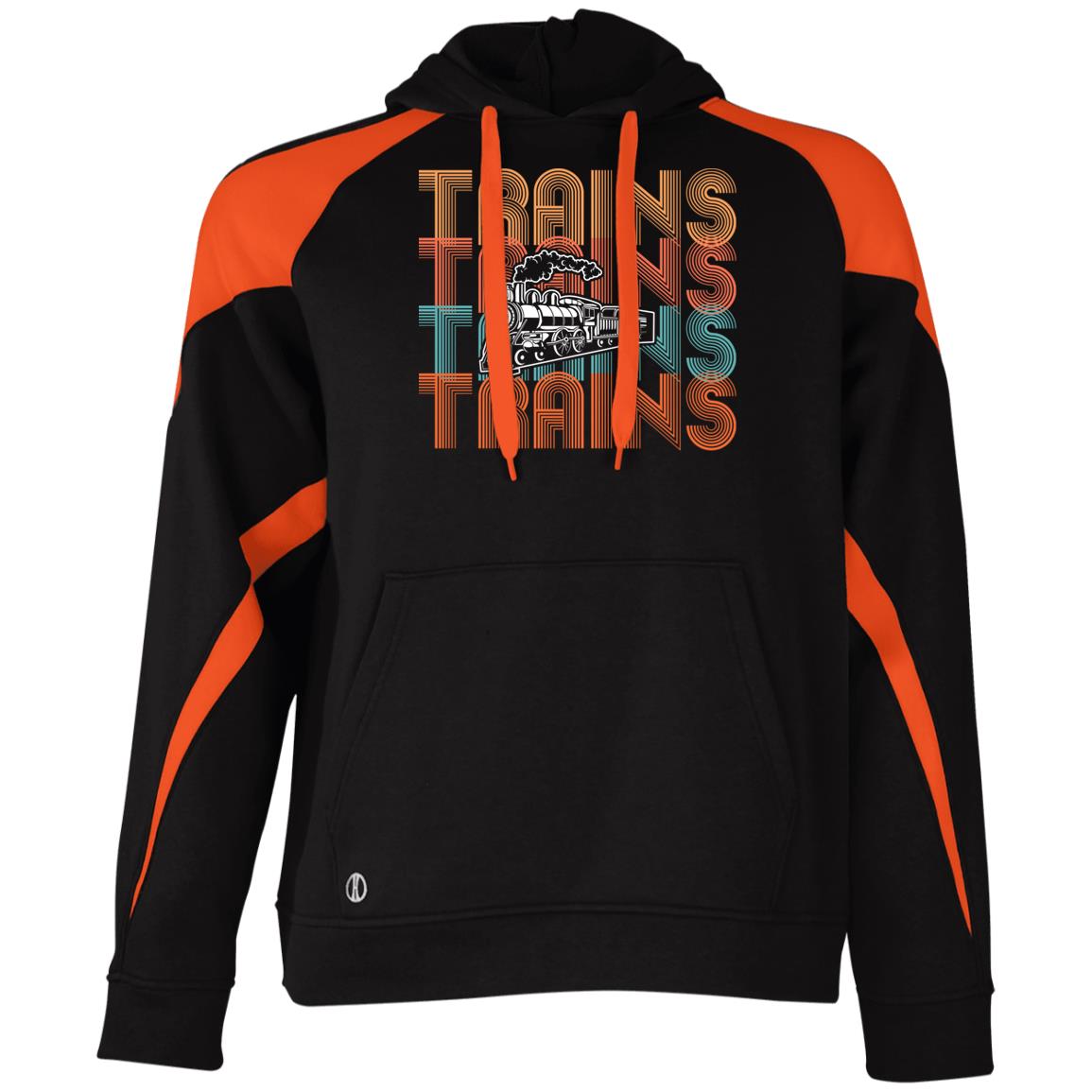 Trains Athletic Colorblock Fleece Hoodie - Broken Knuckle Apparel