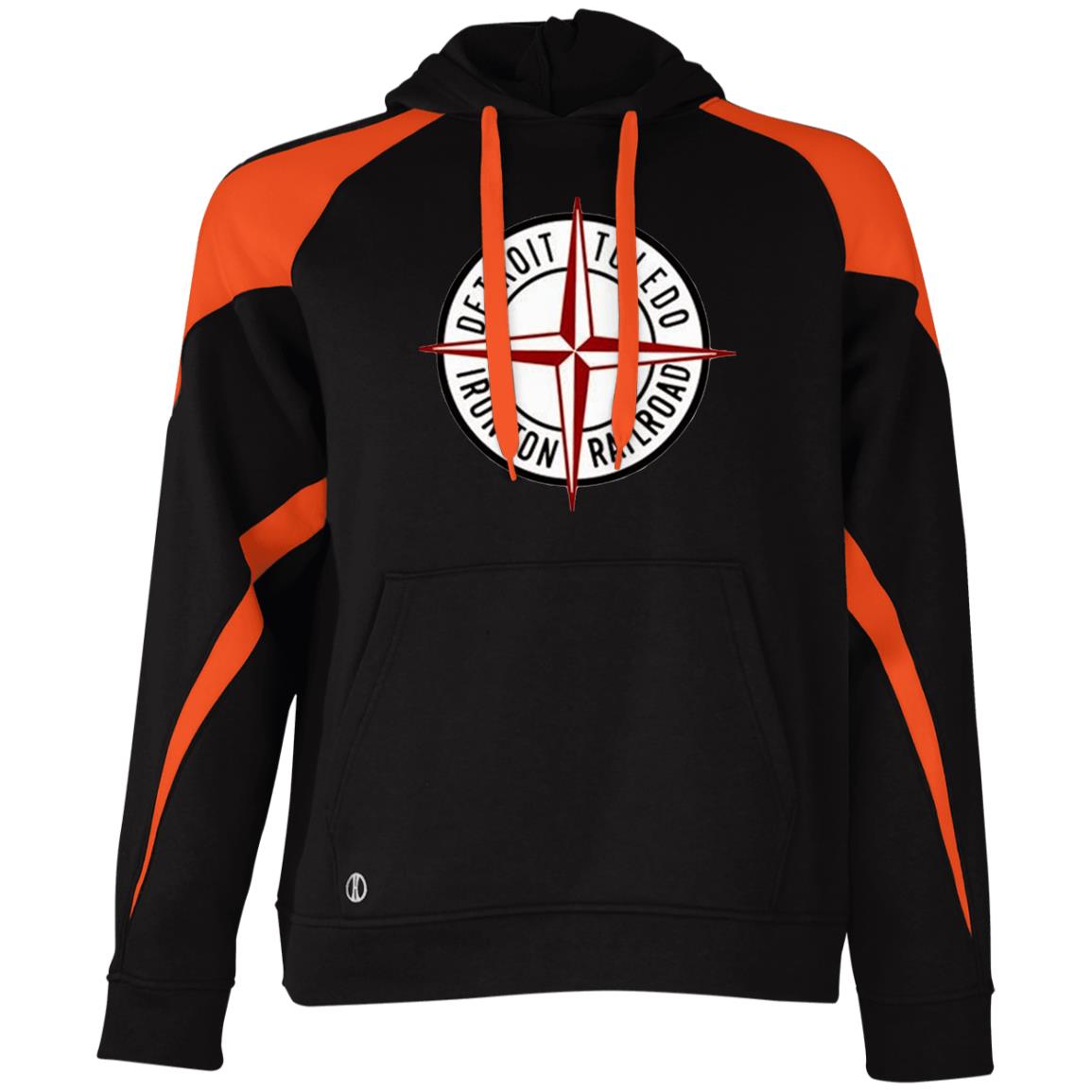Detroit Toledo & Ironton [DT&I] Athletic Colorblock Fleece Hoodie - Broken Knuckle Apparel