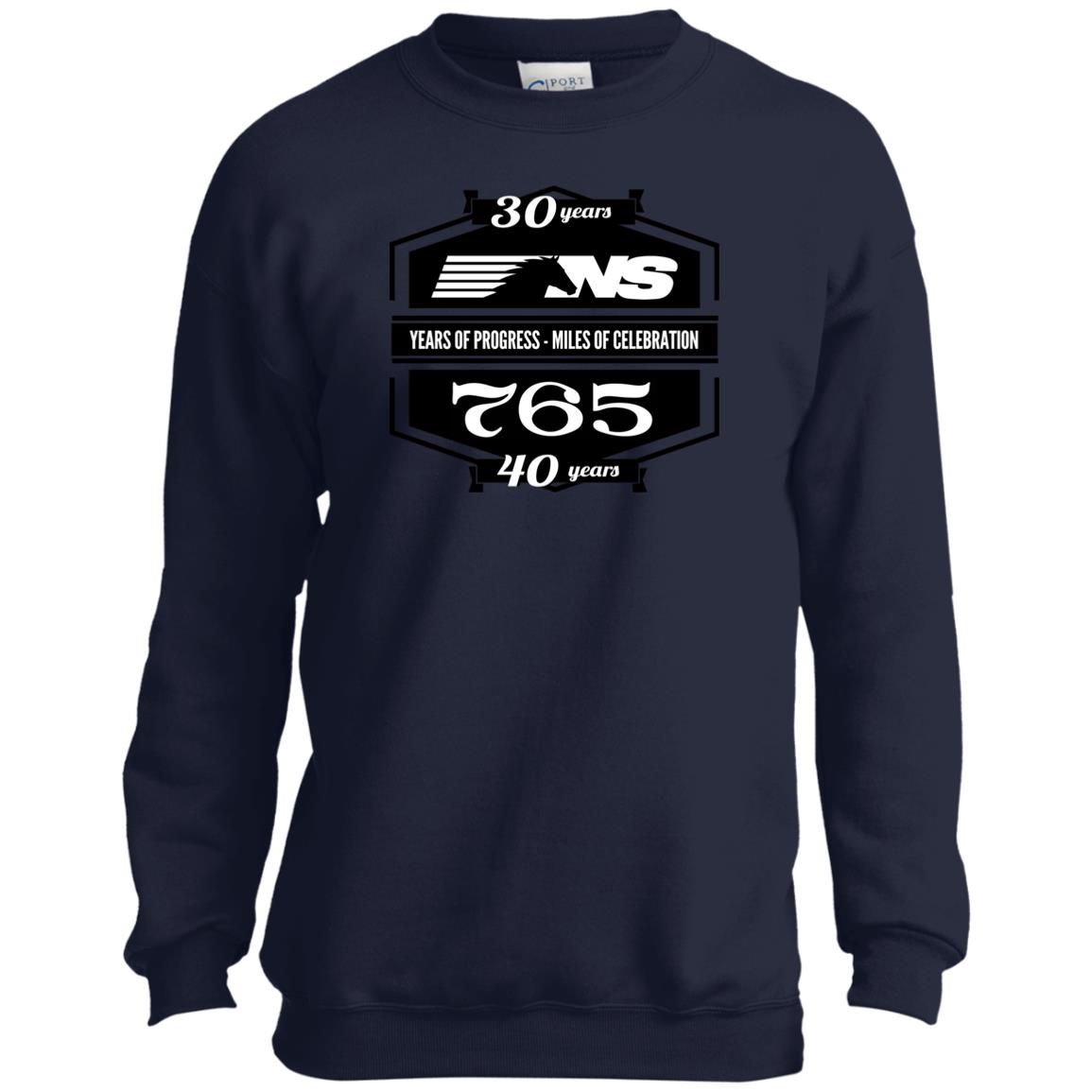 Norfolk Southern Anniversary Youth Crewneck Sweatshirt - Broken Knuckle Apparel