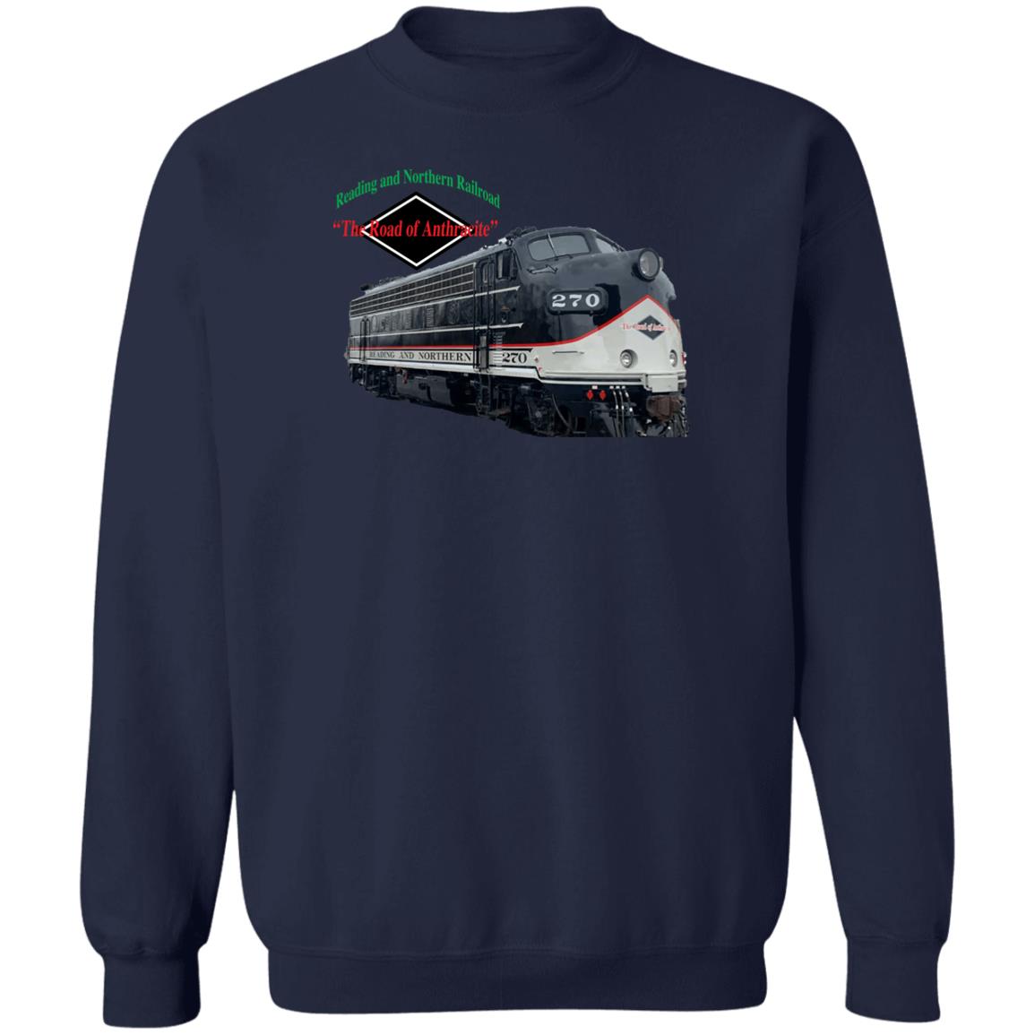 Reading Blue Mountain & Northern “The Road of Anthracite” Crewneck Pullover Sweatshirt - Broken Knuckle Apparel