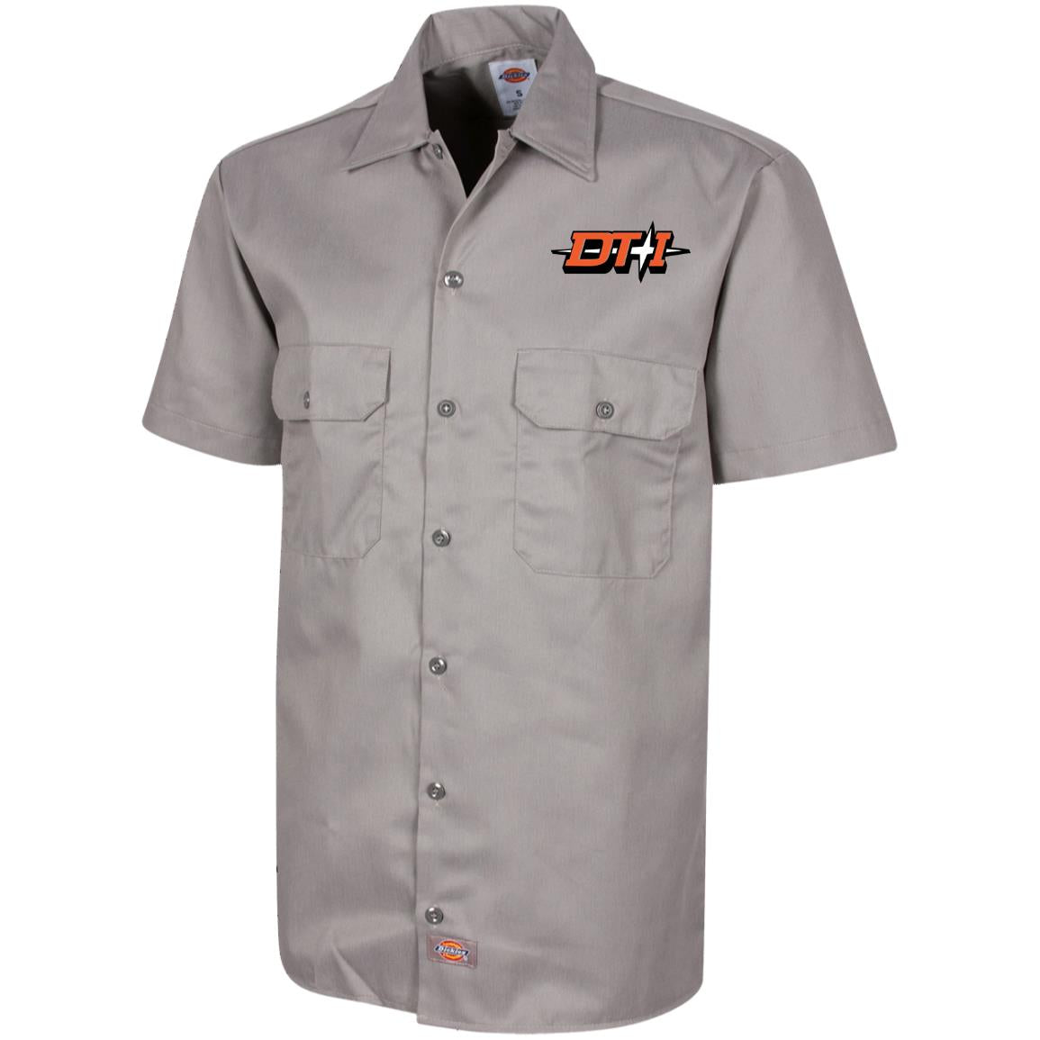 Detroit Toledo & Ironton [DT&I] Dickies Men's Short Sleeve Work Shirt - Broken Knuckle Apparel