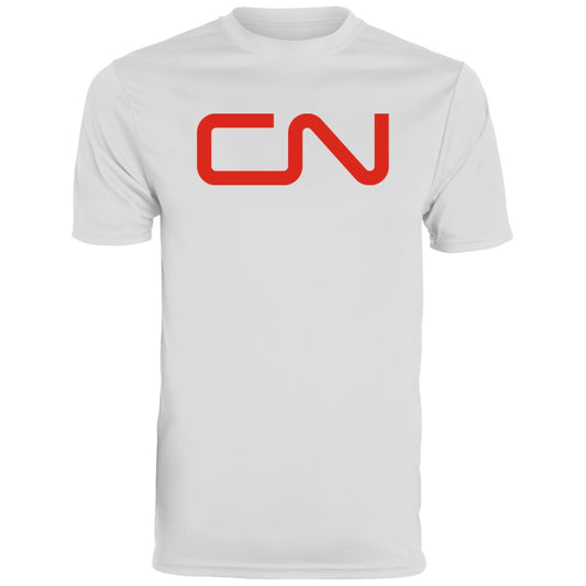 Canadian National [CN] Men's Moisture-Wicking Tee - Broken Knuckle Apparel