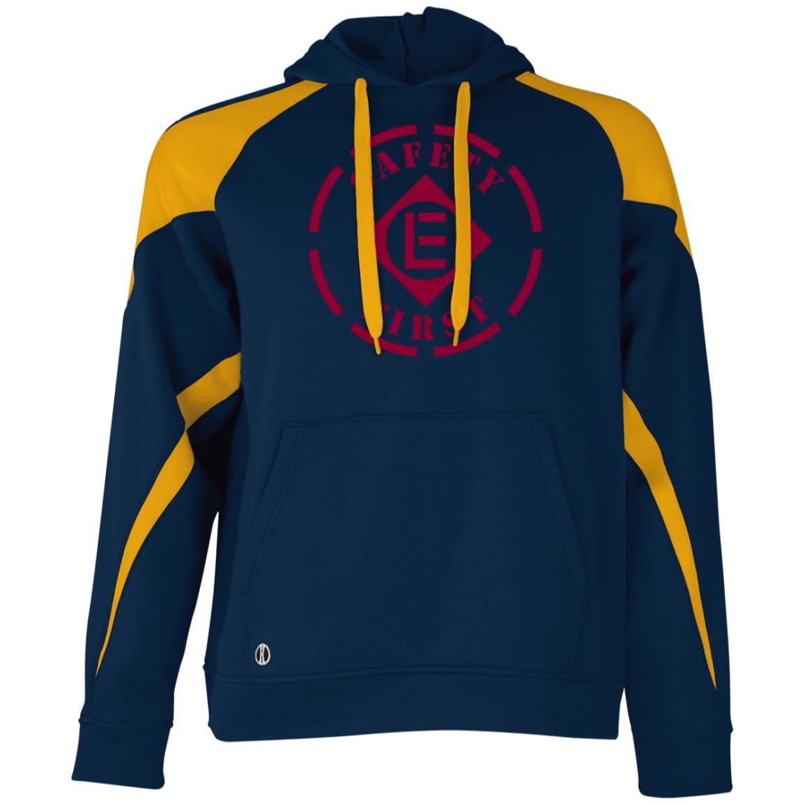 Erie Lackawanna Athletic Colorblock Fleece Hoodie - Broken Knuckle Apparel