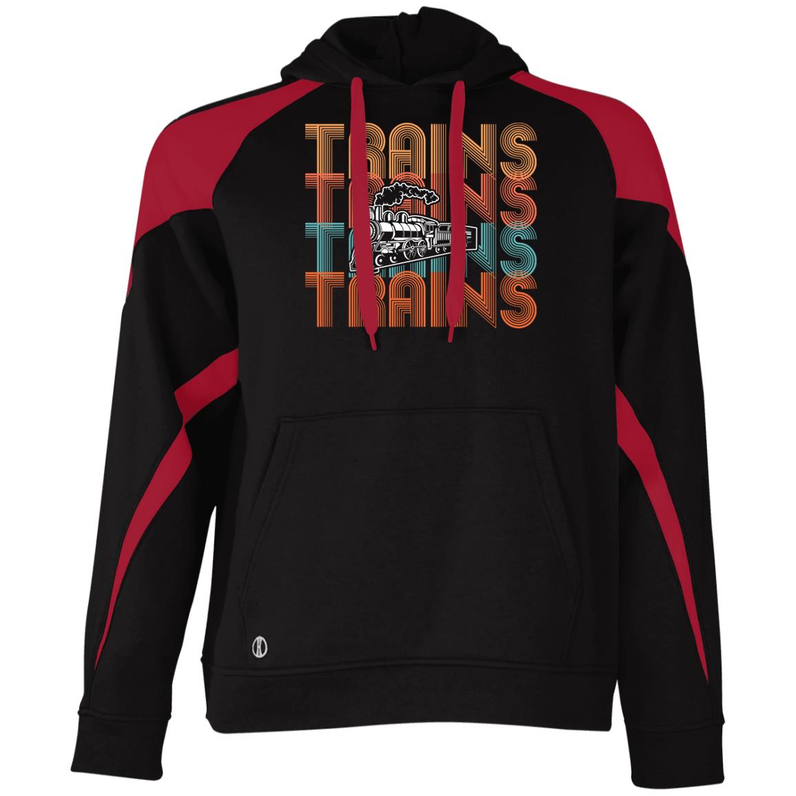 Trains Athletic Colorblock Fleece Hoodie - Broken Knuckle Apparel