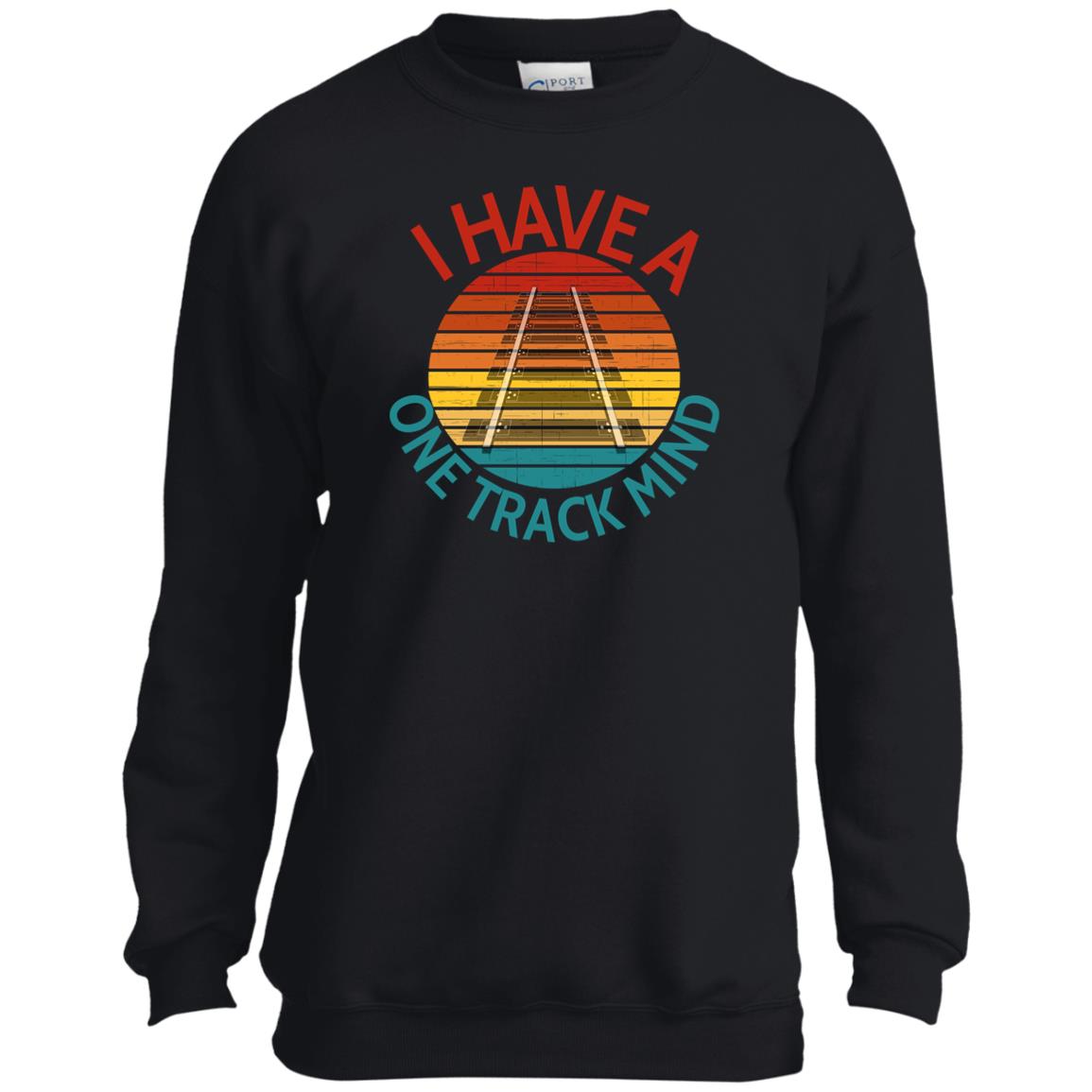 One Track Mind Youth Crewneck Sweatshirt - Broken Knuckle Apparel