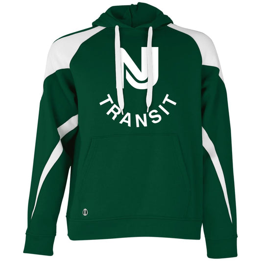 NJ Transit Athletic Colorblock Fleece Hoodie - Broken Knuckle Apparel