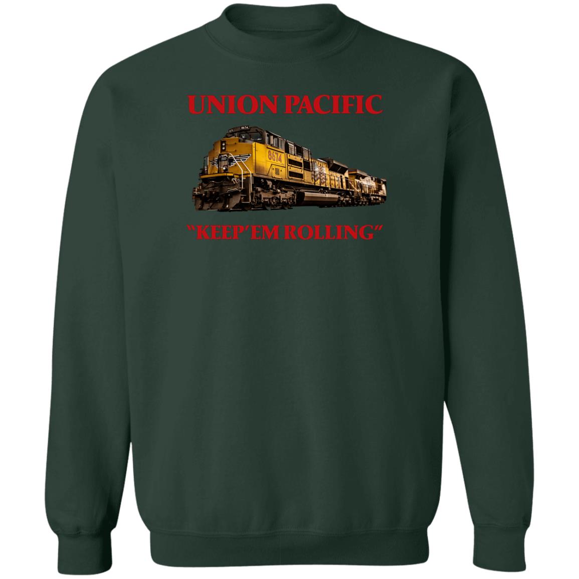 UPRR "Keep'em Moving" Crewneck Pullover Sweatshirt - Broken Knuckle Apparel
