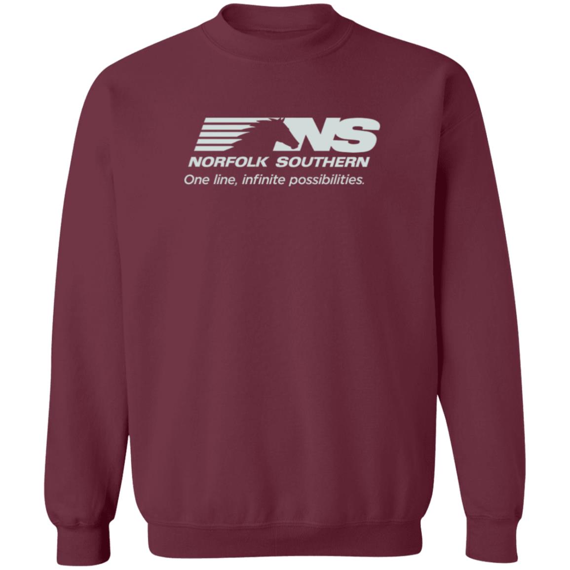 Norfolk Southern Crewneck Pullover Sweatshirt - Broken Knuckle Apparel