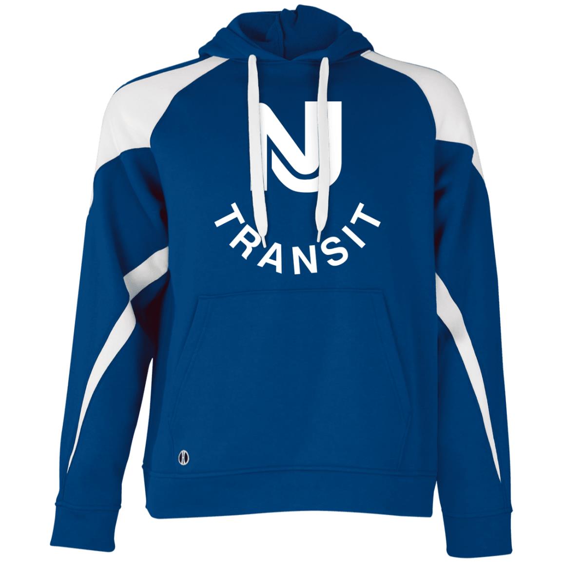 NJ Transit Athletic Colorblock Fleece Hoodie - Broken Knuckle Apparel