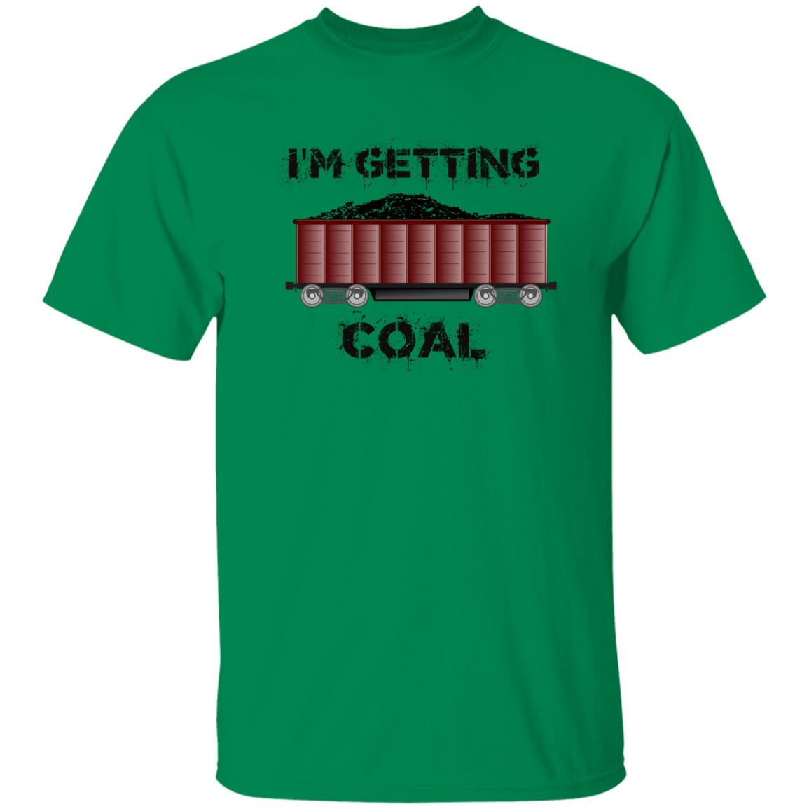 I'm Getting Coal Heavyweight Classic T-Shirt - Broken Knuckle Apparel