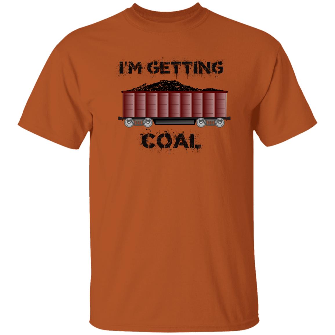 I'm Getting Coal Heavyweight Classic T-Shirt - Broken Knuckle Apparel
