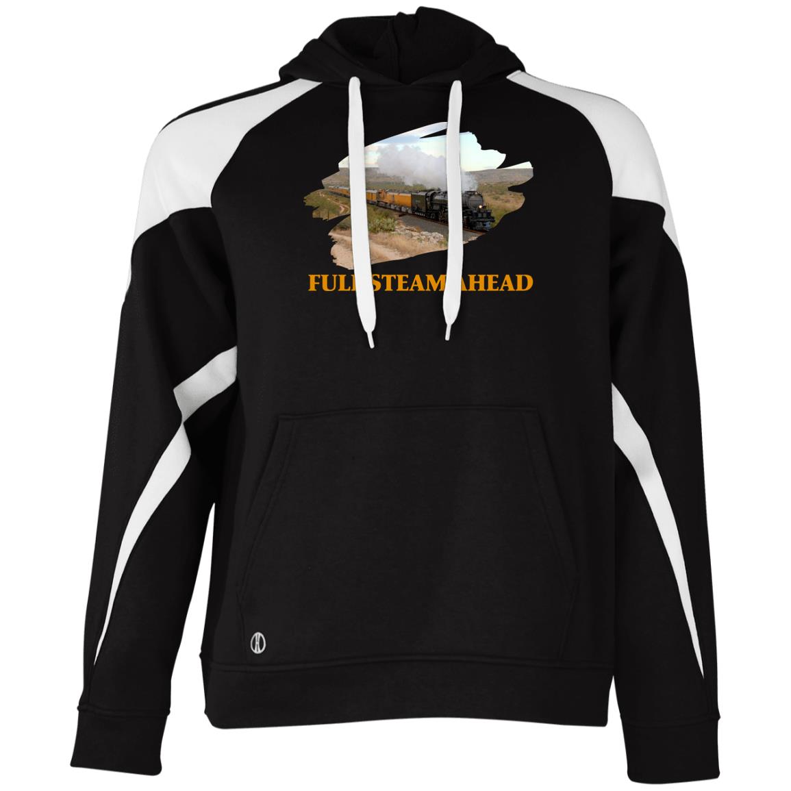 Big Boy 4014 Full Steam Ahead Athletic Colorblock Fleece Hoodie - Broken Knuckle Apparel