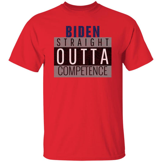 Biden Straight Outta Competence! Heavyweight Classic T-Shirt - Broken Knuckle Apparel