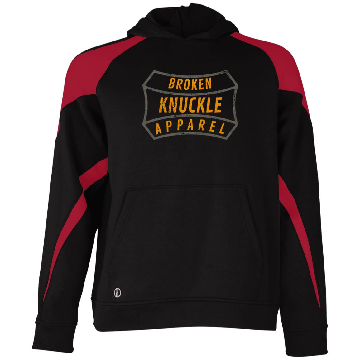 Broken Knuckle Apparel Youth Athletic Colorblock Fleece Hoodie - Broken Knuckle Apparel
