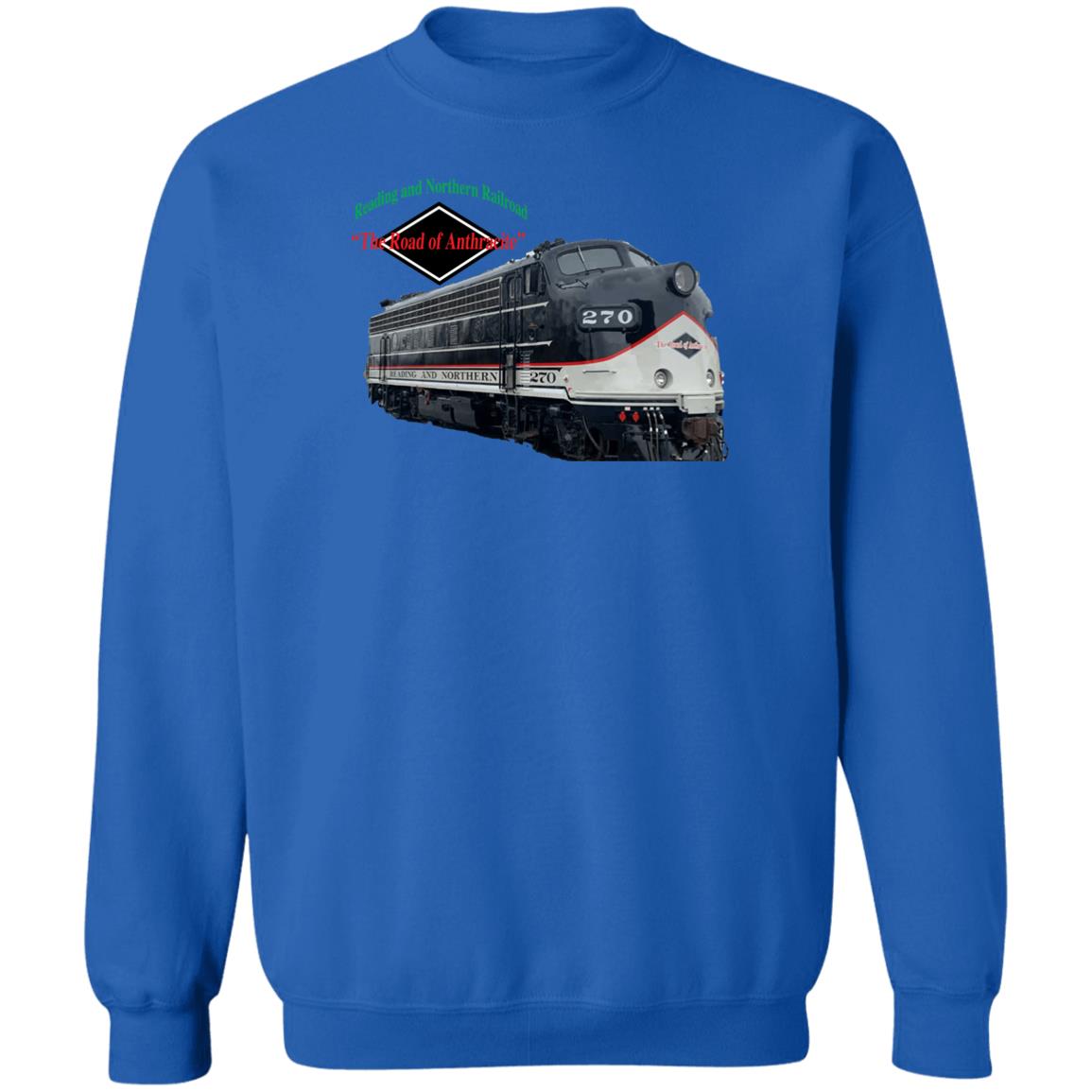 Reading Blue Mountain & Northern “The Road of Anthracite” Crewneck Pullover Sweatshirt - Broken Knuckle Apparel