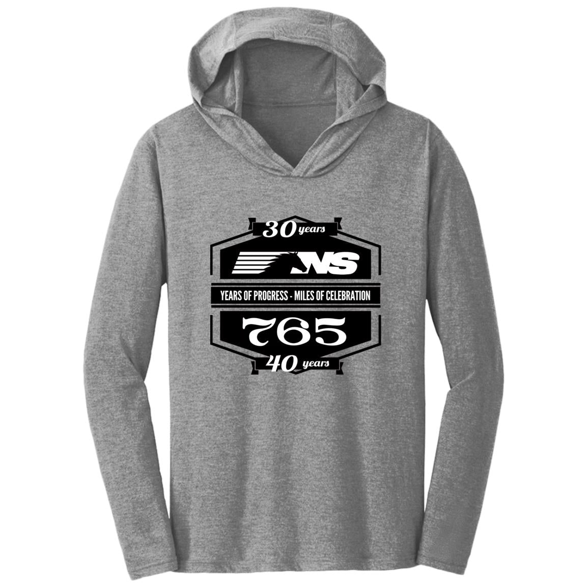 Norfolk Southern Anniversary Triblend T-Shirt Hoodie - Broken Knuckle Apparel