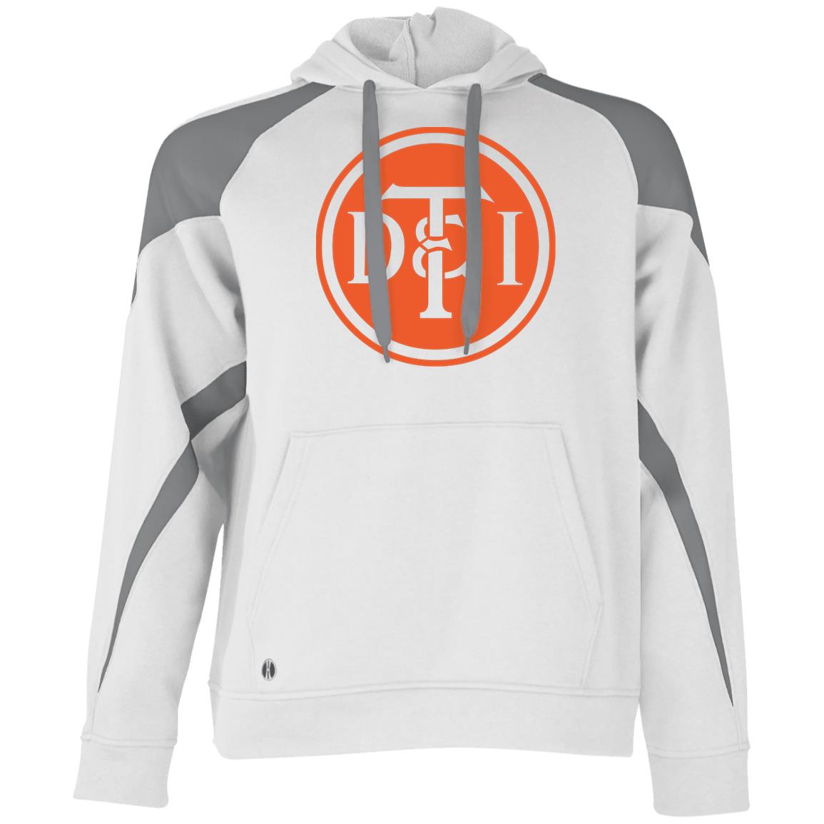 Detroit Toledo & Ironton [DT&I] Vintage Athletic Colorblock Fleece Hoodie - Broken Knuckle Apparel