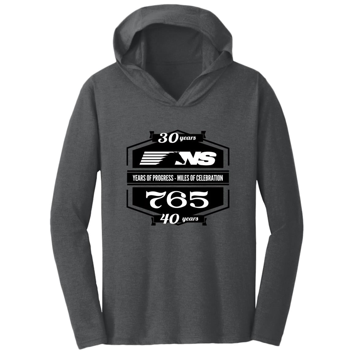 Norfolk Southern Anniversary Triblend T-Shirt Hoodie - Broken Knuckle Apparel