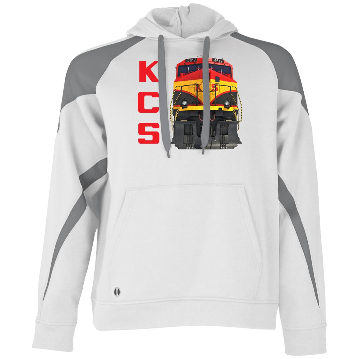 KCS Locomotive Athletic Colorblock Fleece Hoodie - Broken Knuckle Apparel