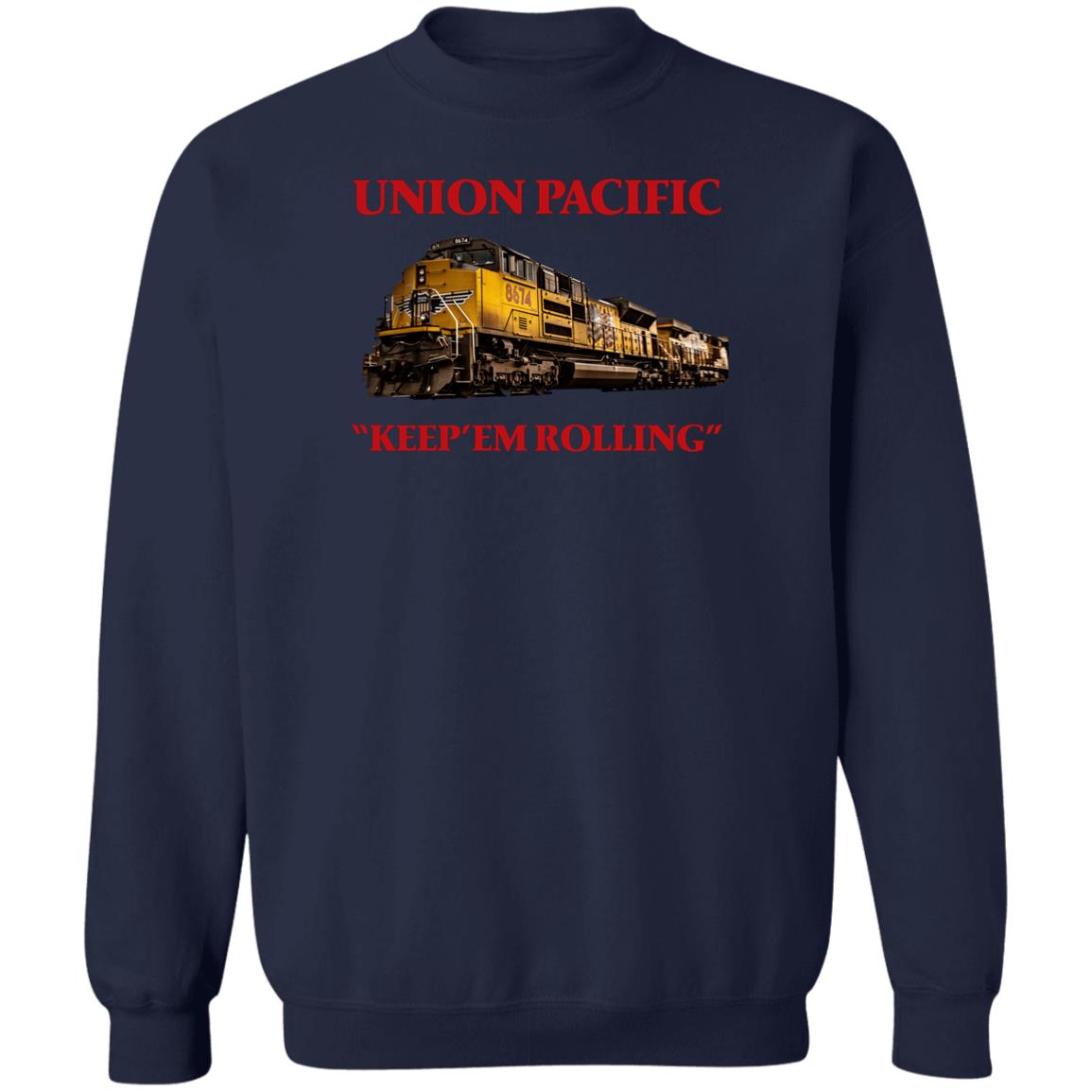 UPRR "Keep'em Moving" Crewneck Pullover Sweatshirt - Broken Knuckle Apparel