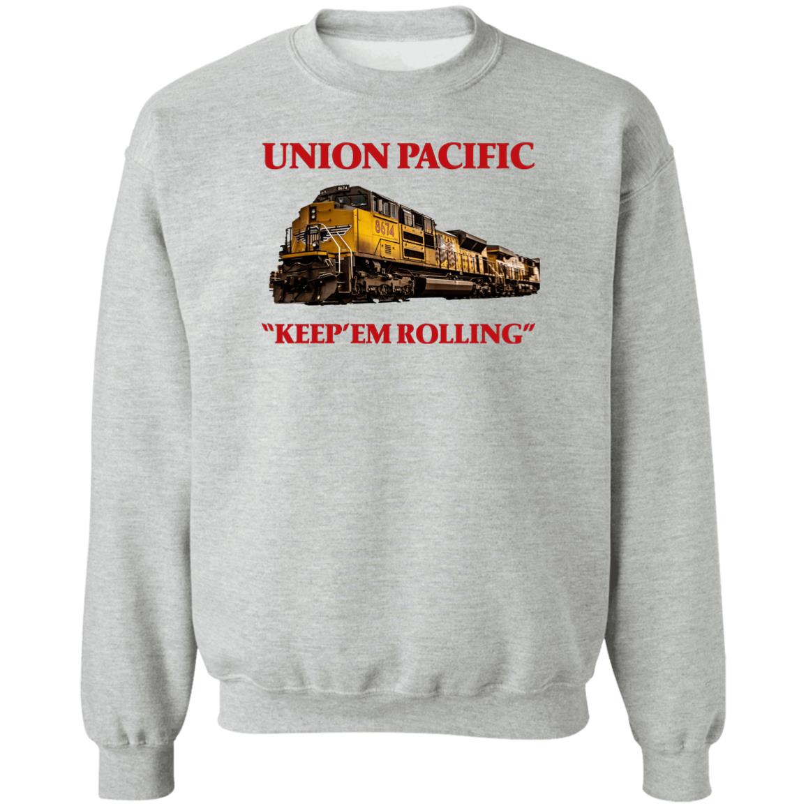 UPRR "Keep'em Moving" Crewneck Pullover Sweatshirt - Broken Knuckle Apparel