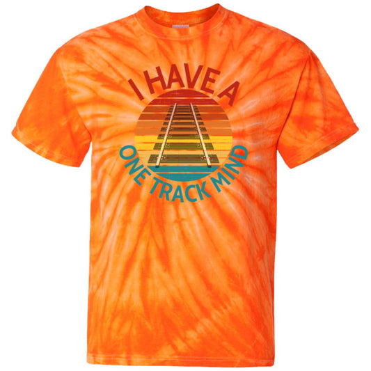 One Track Mind 100% Cotton Tie Dye T-Shirt - Broken Knuckle Apparel
